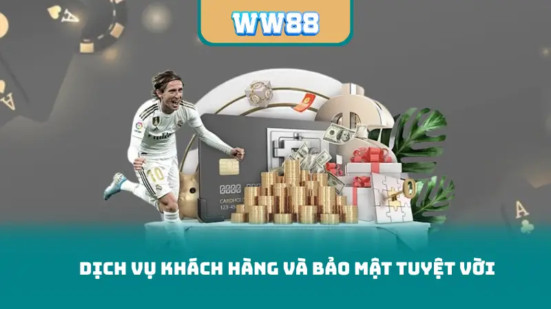 Dịch vụ khách hàng và bảo mật tuyệt vời
